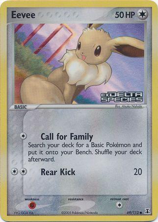 EX Delta Species Eevee #69/113 reverse holo